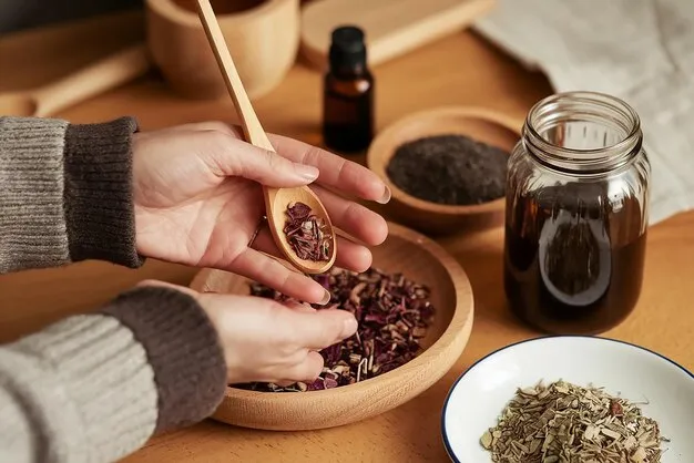روش‌های مصرف گیاهان دارویی | mixing oils herbs other organic 746817 40851 optimized